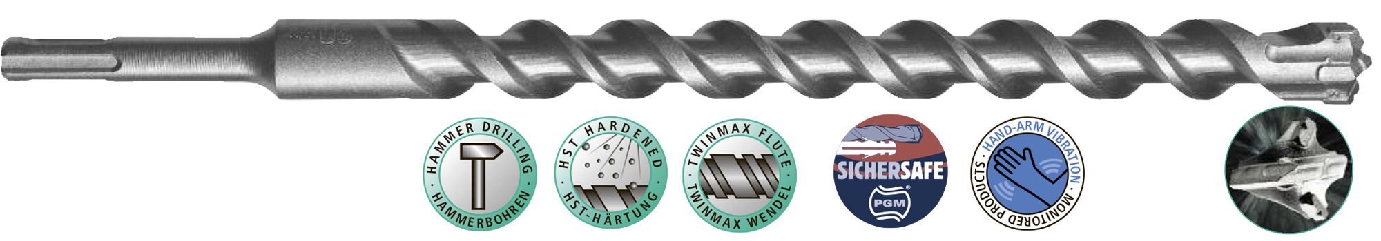 Heller Бур Y-Cutter SDS-plus 28х400х450 мм