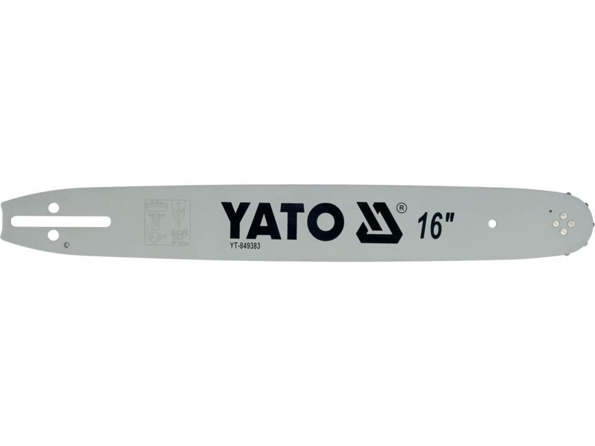 YATO Шина напрямна ланцюгової пили YATO l= 16"/ 40 см (56 ланок) для ланцюгів YT-84953  | YT-849383