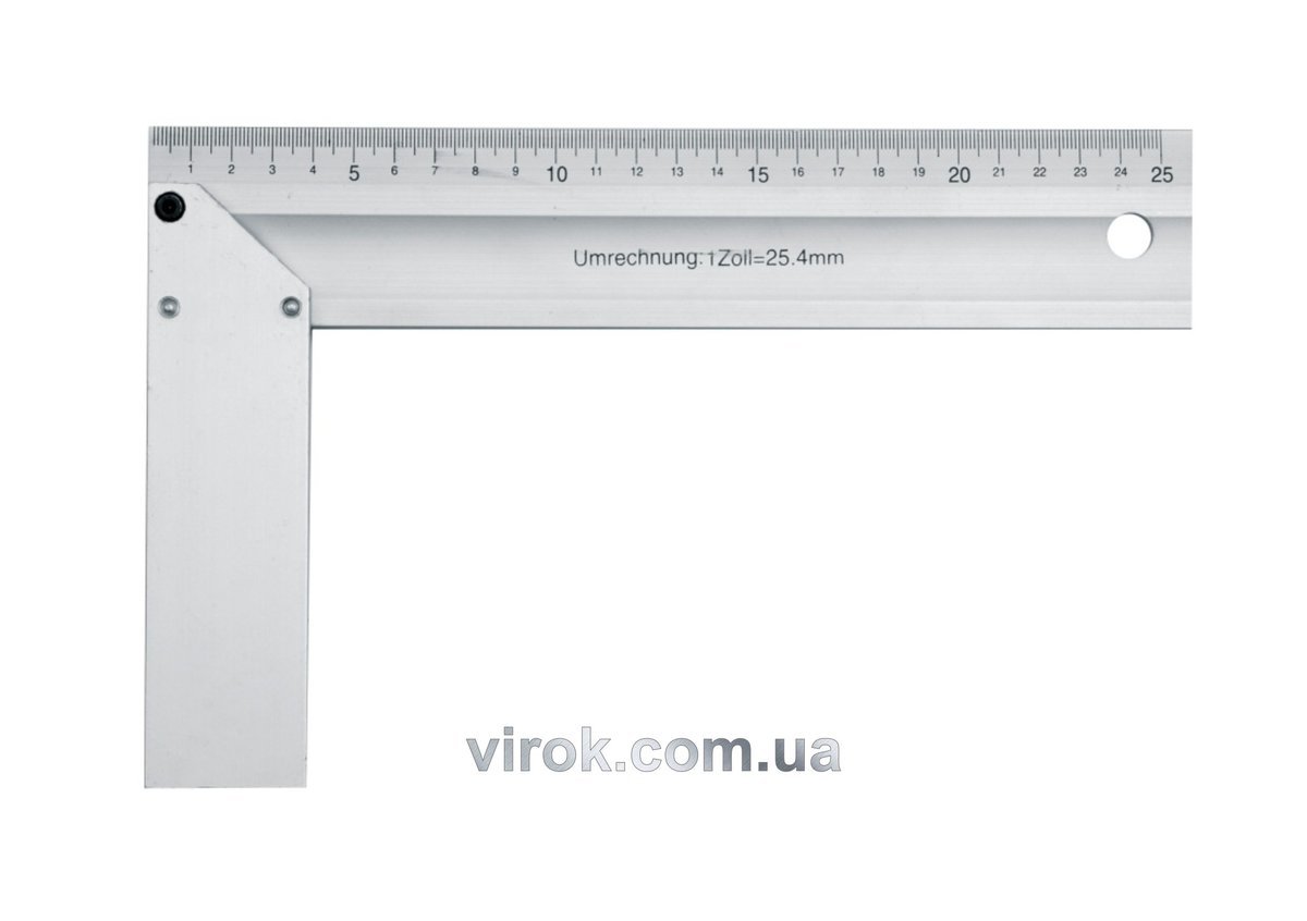 VOREL Кутник столярний : L= 250 мм. алюмінієвий  | 18360