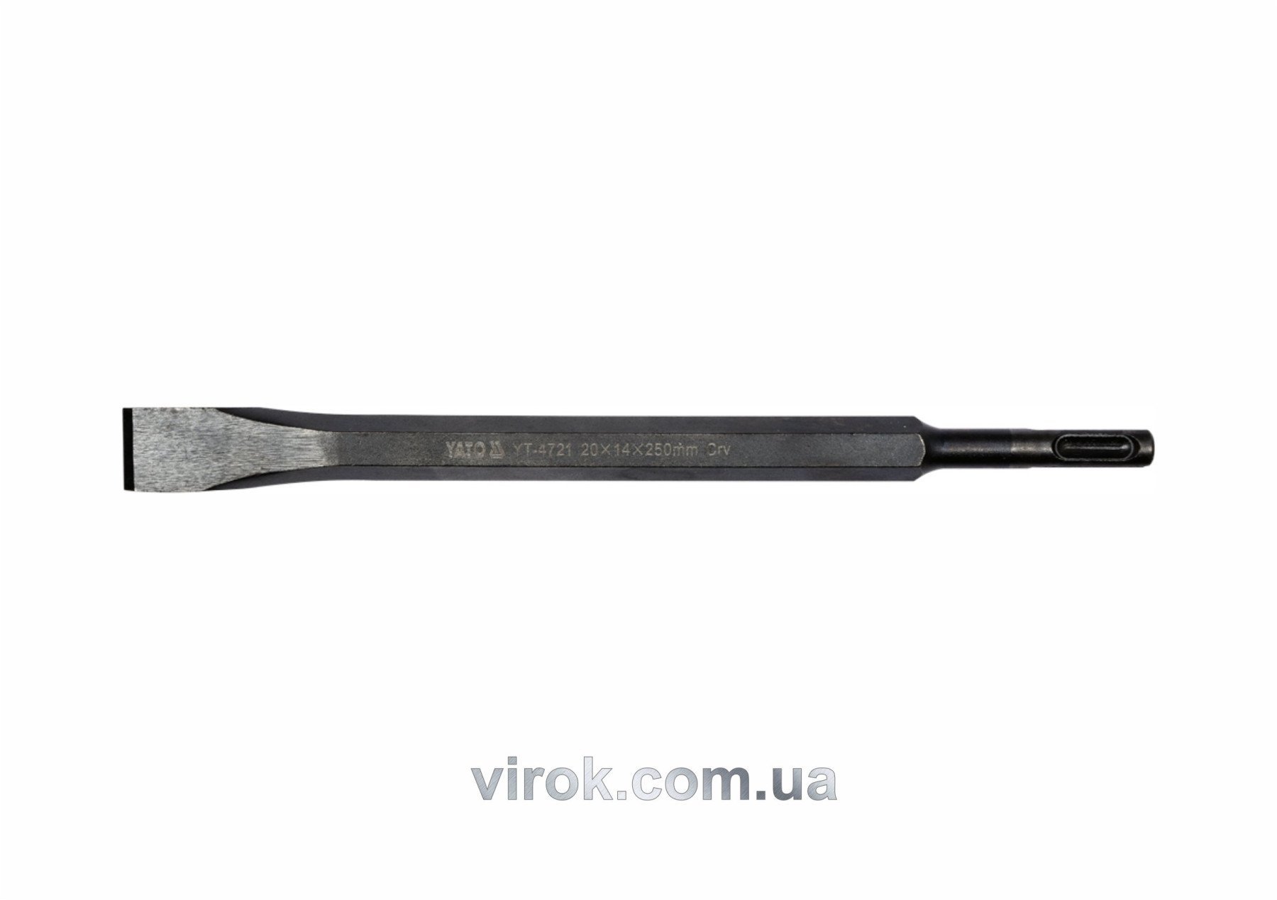 YATO Зубило - долото YATO : SDS+, L= 20х14 х 250 мм. CrV  | YT-4721