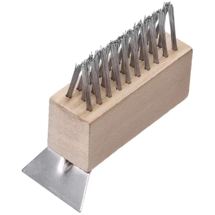 Щетка со скребком для чистки тротуарной плитки LESSMANN- 100x35x42 мм (151109)