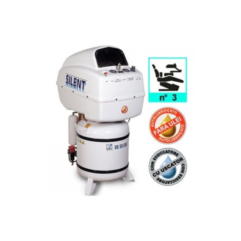 FIAC Компрессор безмаслянный медицинский DE 50/254 SILENT (на 3 установки) | 1121690987