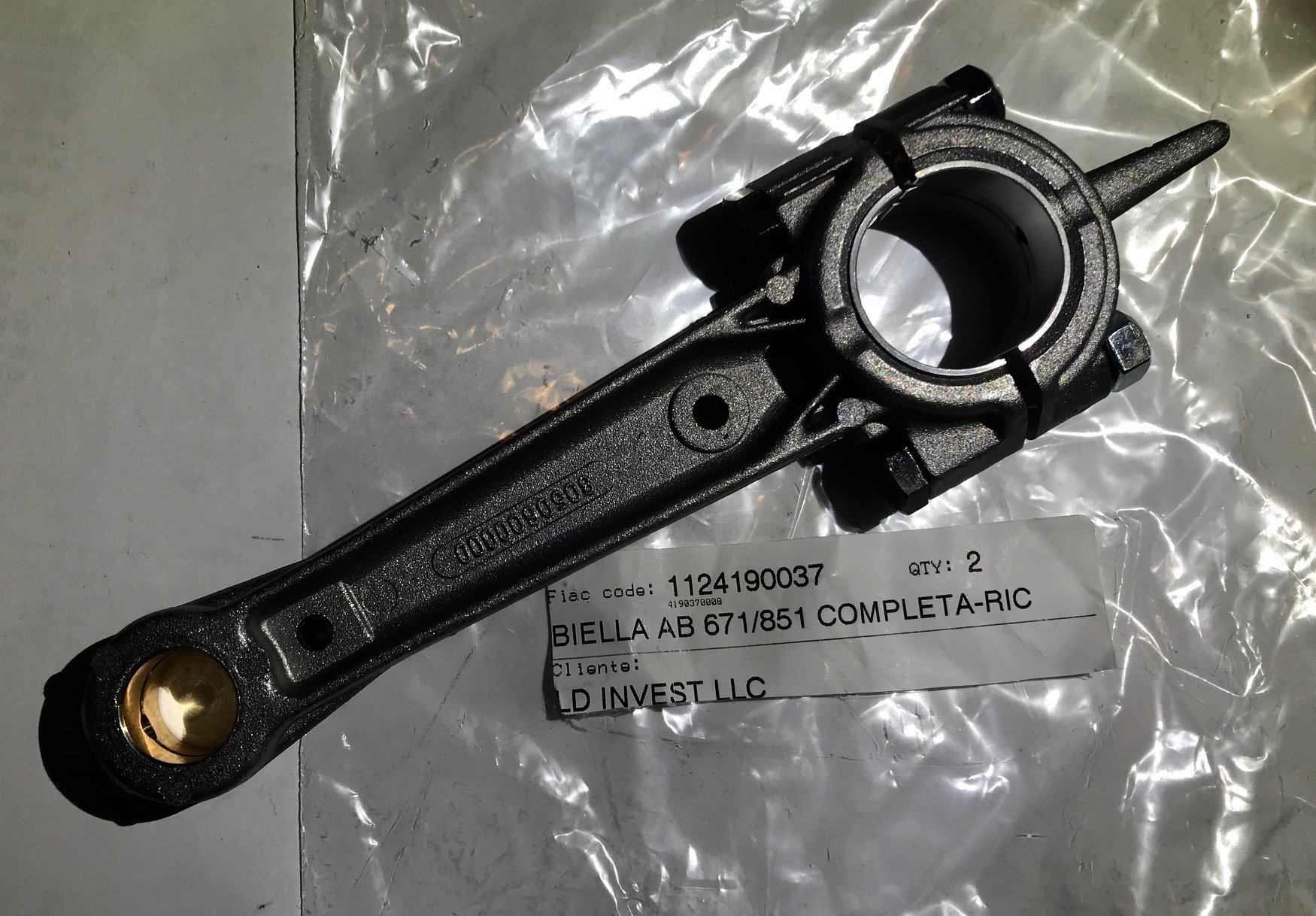 FIAC Шатун с вкладышами в сборе для АВ858 | 1124190037