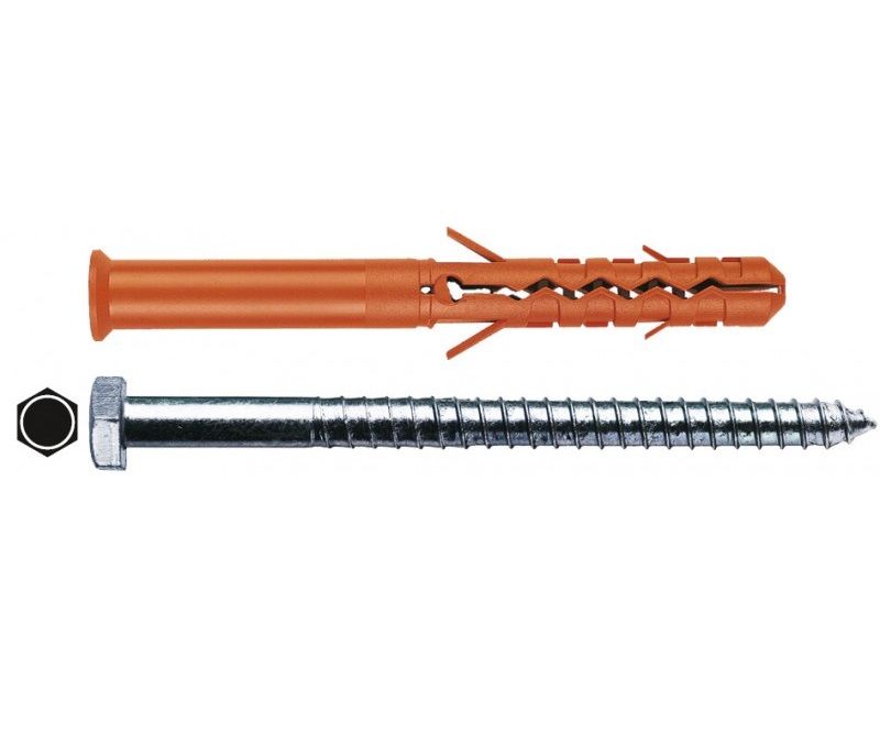 MUNGO MBR -SS 10 * 240 Фасадный дюбель со стопорным шурупом с шестигранной головкой HEX