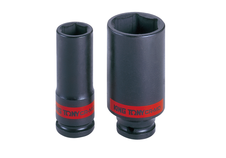 KING TONY Головка ударная длинная 1/2", размер 13/16" | 443526S