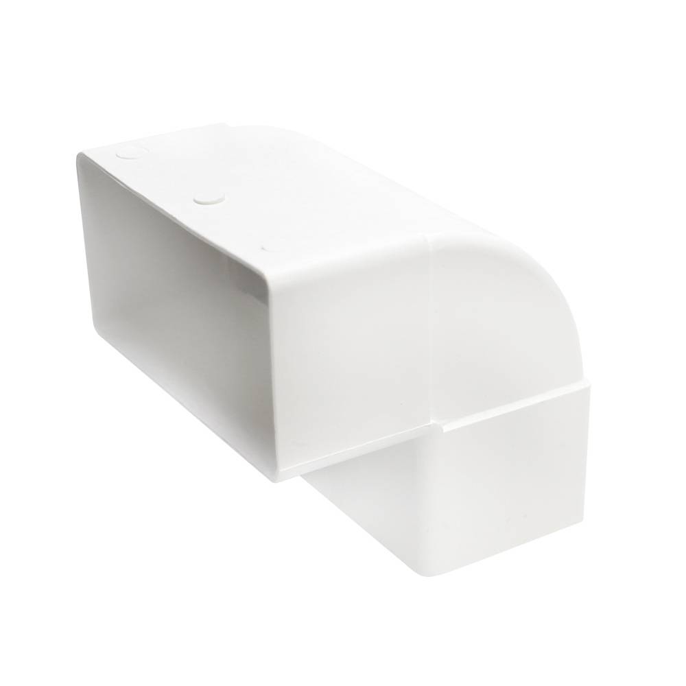 Коліно вертикальне 90° для плоских каналів, 55х110 мм Air | 61-590-1