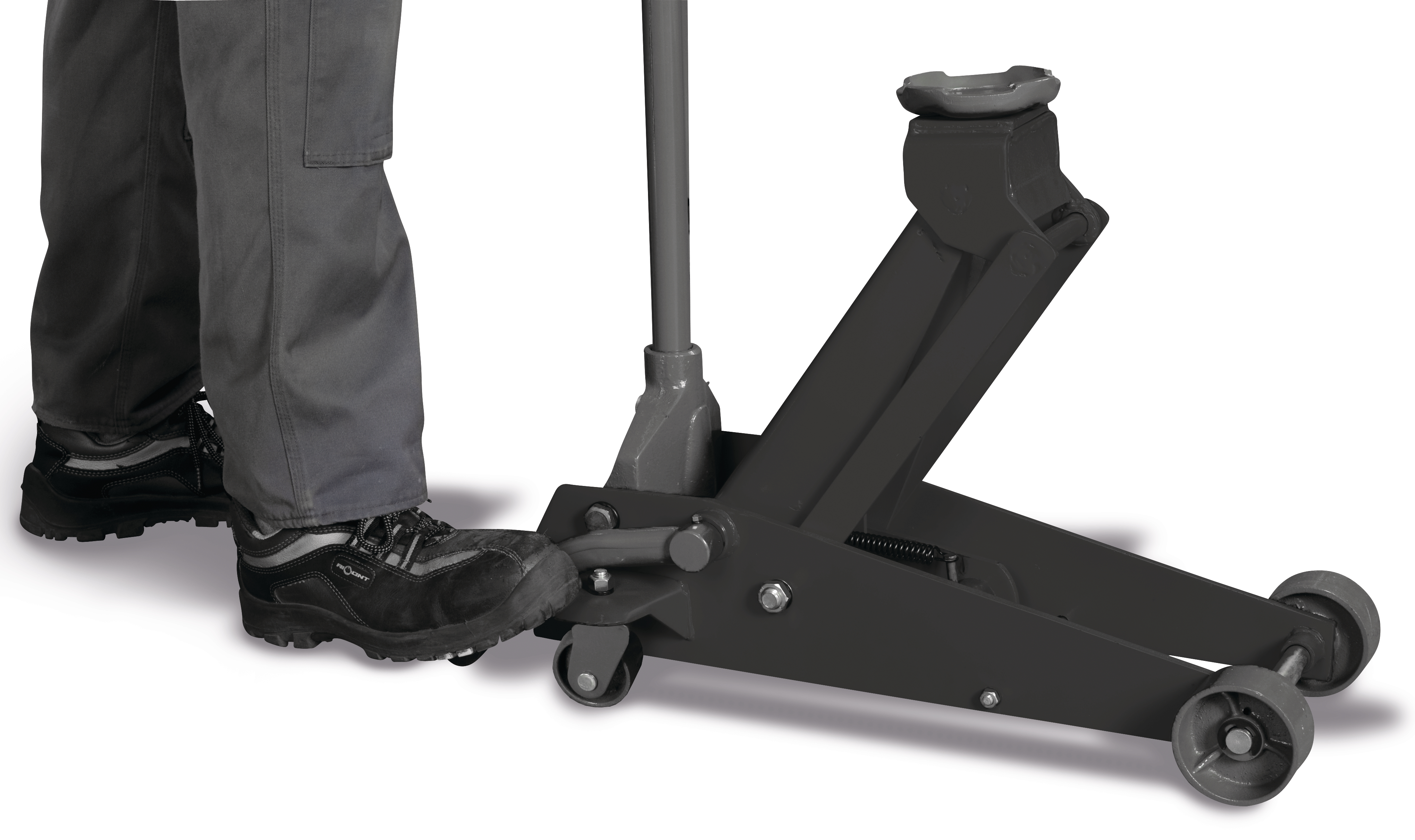 UNICRAFT Домкрат подкатной 3 Тонн (145-500мм) с педалью SRWH 3000 QL | 6201103