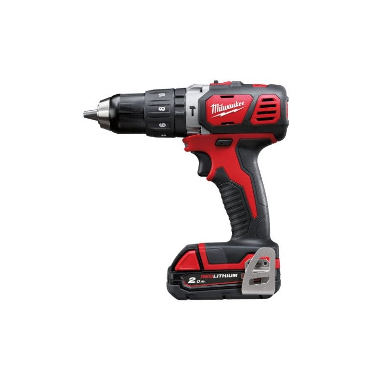 MILWAUKEE Дрель-шуруповерт аккумуляторная ударная M18BPD-202X крут.мом. 50Нм | 4933446189