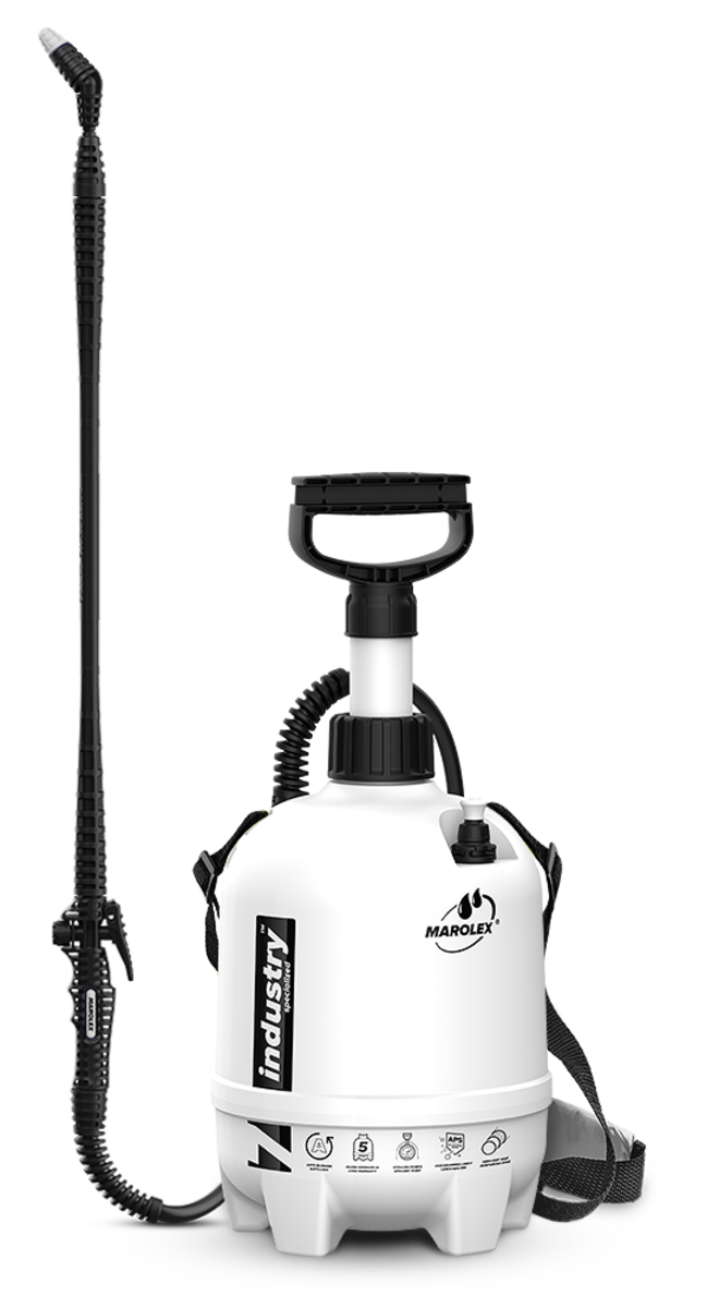 MAROLEX Оприскувач ранцевий Industry Acid line 7: 7L, 0,4MPa,FPM. штанга 65-111см, шланг 170см  | S1