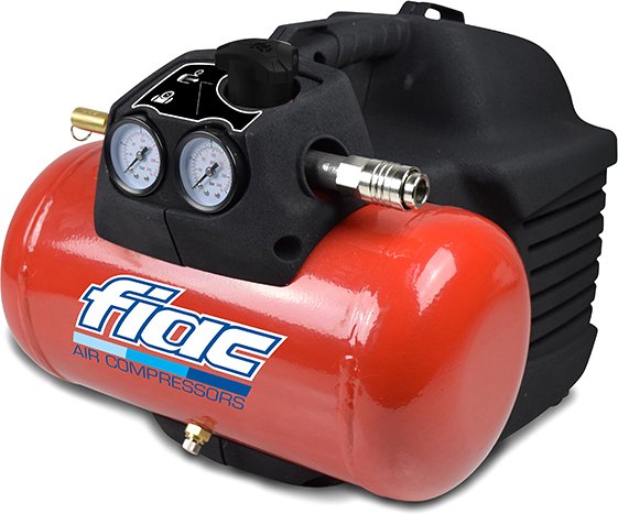 FIAC Безмасляный компрессор поршневой прямоприводный FIAC EASY 6/1100 (ресивер 6 л, пр-сть 160 л/мин