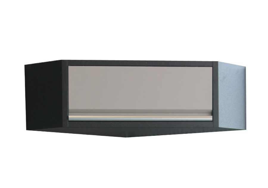 KING TONY Навесной шкаф угловой серый 865 x 865 x 350 | 87D11-15A-KG