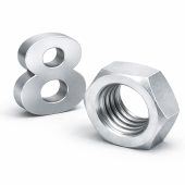 Гайка DIN 934 M12 8 цинк