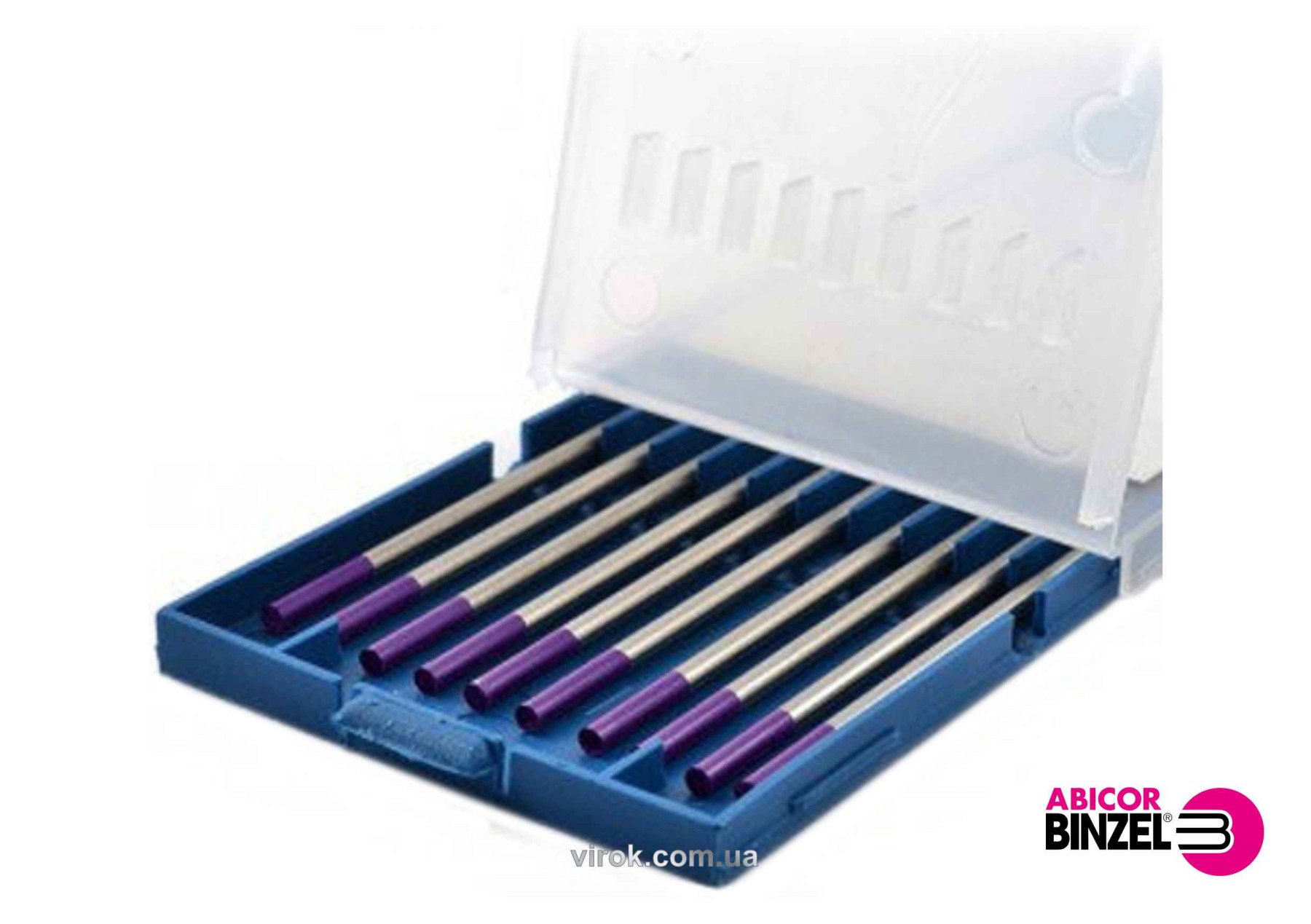 ABICOR BINZEL Електрод вольфрамовий E3 : Ø1.6 x 175 мм, AC/DC | 700,0306