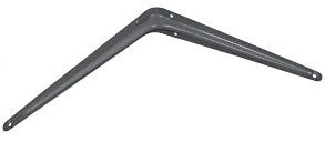 Fiero ME-6G Уголок для полки, серый 127х152мм