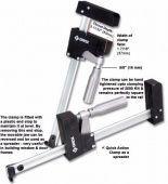 GROZ Струбцина корпусная быстрого зажима 600мм. KBC/24