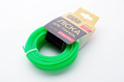 Леска для триммера 2,0мм гептагон (семиугольник) 15м СИЛА