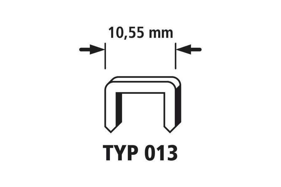 Wolfcraft скоб с широкой спинкой (2000 шт.) 6 // 7056000