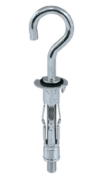 Анкер для гипсокартона "MOLLY" с полукольцом MHS "Wkret-Met", белый цинк, 4х32