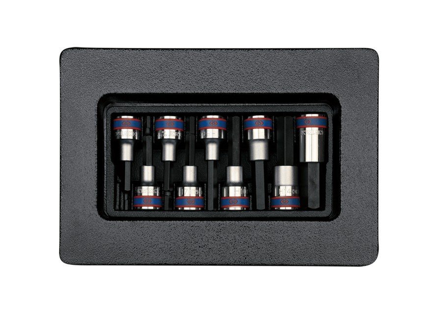 KING TONY Набор торцевых головок 1/2" 4-17 мм HEX | 9-4120PR