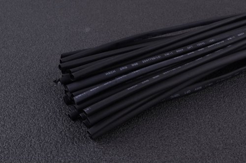 Термоусаживаемая трубка 8мм черная (пак. 1мx30шт) APRO