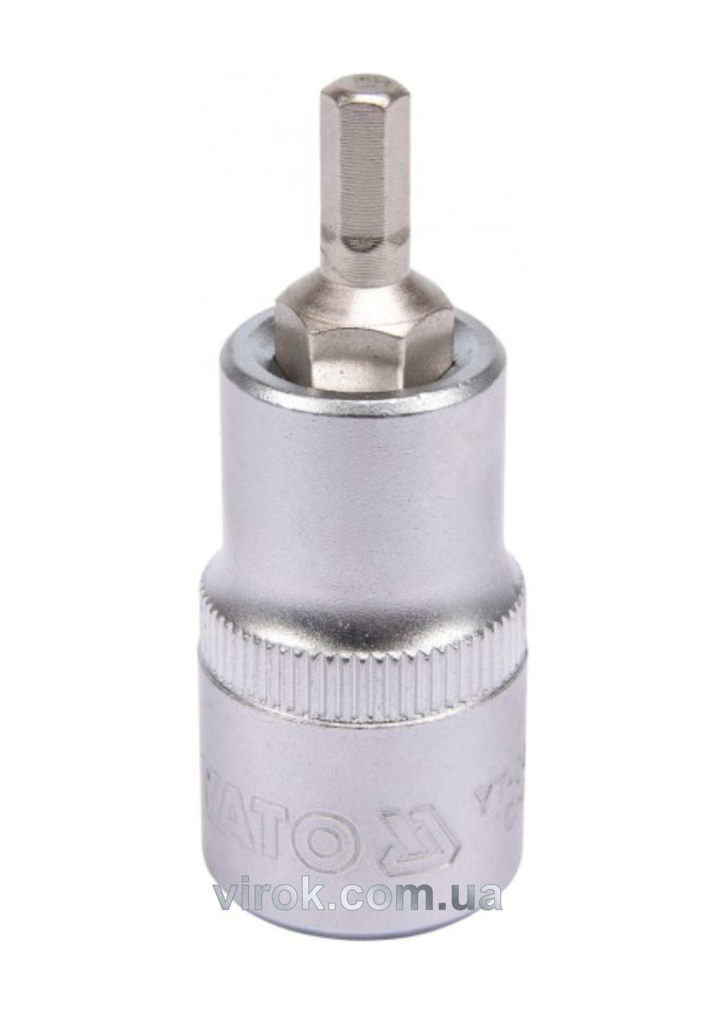 YATO Головка торцева з насадкою HEX YATO : квадрат 1/2". HEX M5, L= 55 мм  | YT-04381