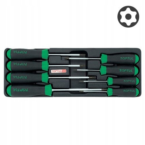 Набор отверток TORX T9-T40  8ед. (в ложементе) TOPTUL GAAT0807