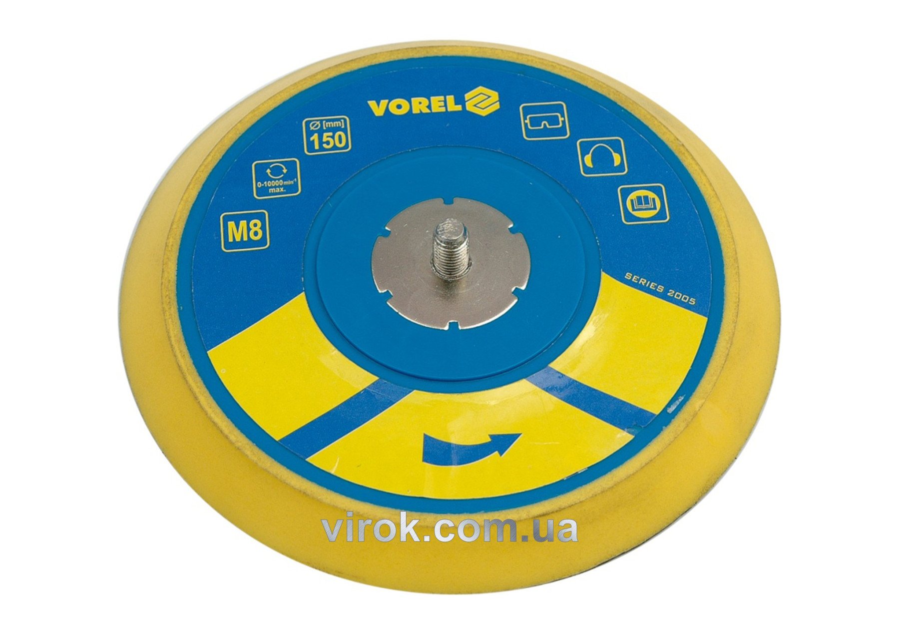 VOREL Круг полірувальний для пневмошліфмашинки Ø=150мм  | 81115