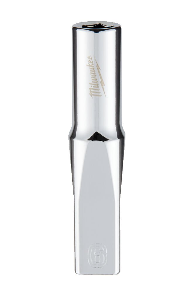 MILWAUKEE Головка хромована метрична подовжена 1/4'', 6мм | 4932478326