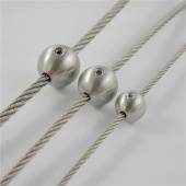 Шариковый стопор для троса, шлифованная поверхность, А4 (AISI 316)