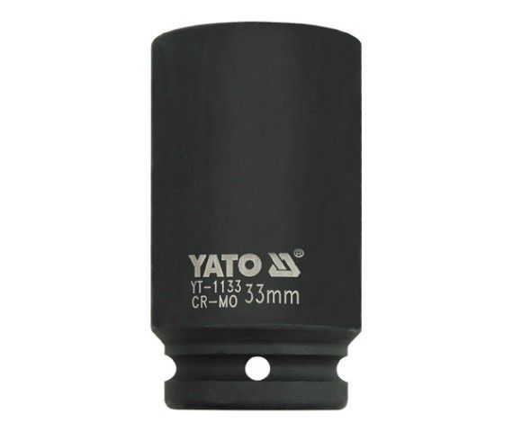 YATO Головка торцева ударна 6-гранна YATO : подовжена, квадрат 3/4", М= 33 мм, L= 90 мм  | YT-1133