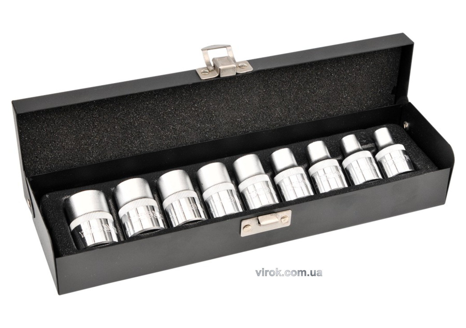 YATO Головки торцеві YATO : TORX Е10-Е24, квадрат 1/2", Набір 9 шт.  | YT-0521