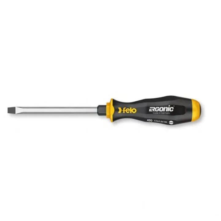 Отвертка силовая плоская FELO - ERGONІС 10,0х1,6х180 мм (45010040)
