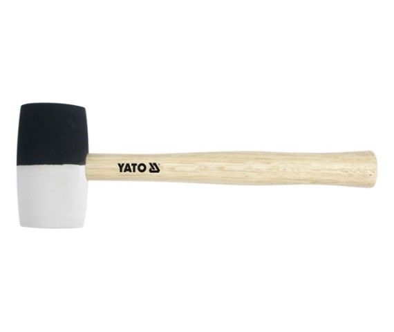 YATO Молоток гумовий YATO 2-шаровий Ø= 58 мм з дерев. ручкою, m= 580 г, l= 340 мм  | YT-4603