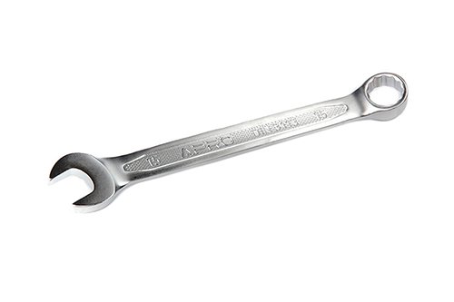 Ключ рожково-накидный CrV 15мм (холодный штамп DIN3113) APRO