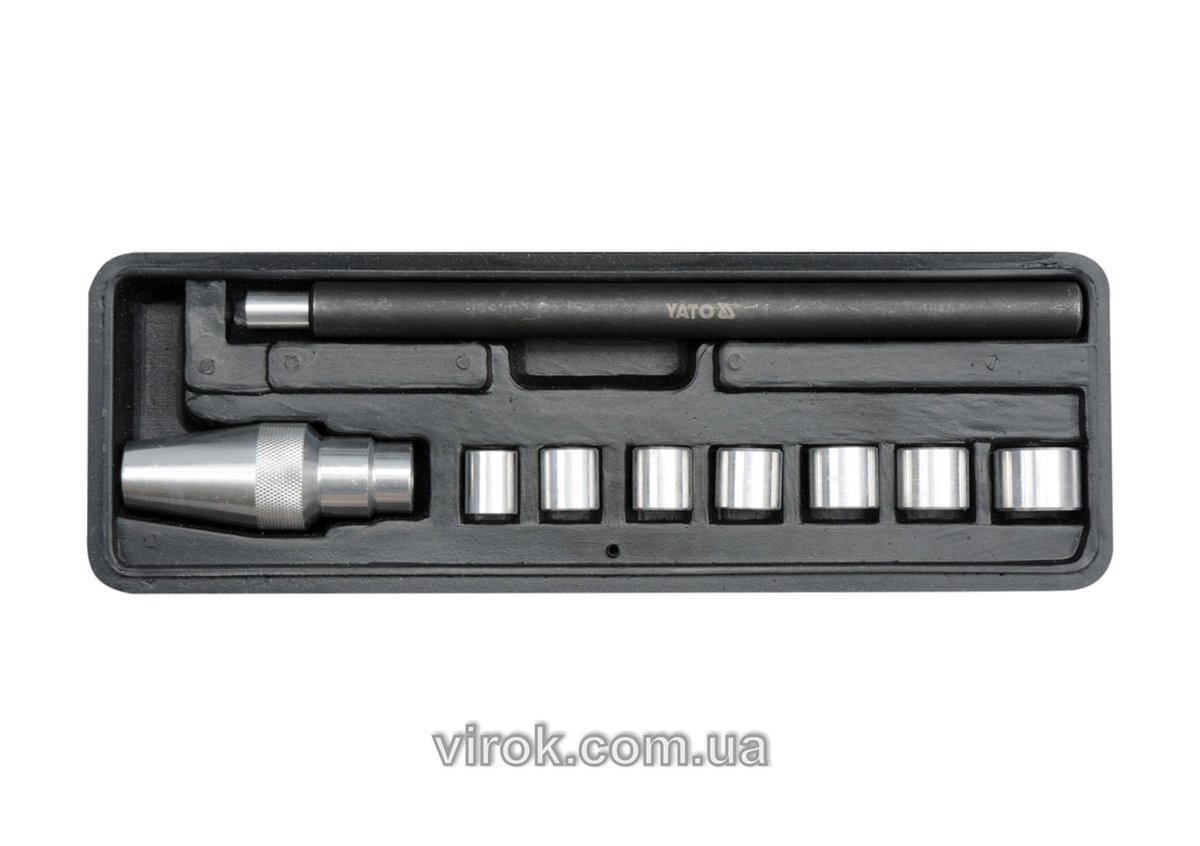 YATO Комплект для центрування дисків зчеплення YATO : Ø= 11-25 мм, 9 елем.  | YT-06311