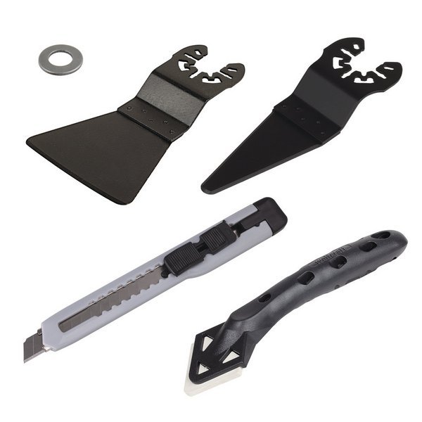 Wolfcraft набор насадок для вибрационной пилы для удаления силикона "PRO"  // 3958000