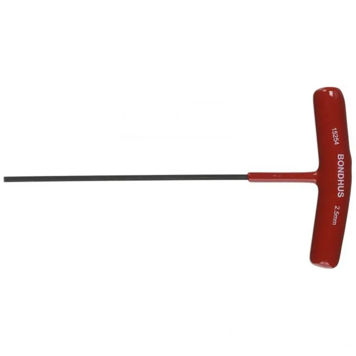 Отвёртка BONDHUS ( БОНДХУС ) Т-образная шестигранна 2.5 мм 152 мм.