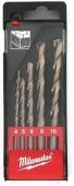 MILWAUKEE Набір свердл по бетону , MARS SET (5шт) (заміна на 4932480157) | 4932352333