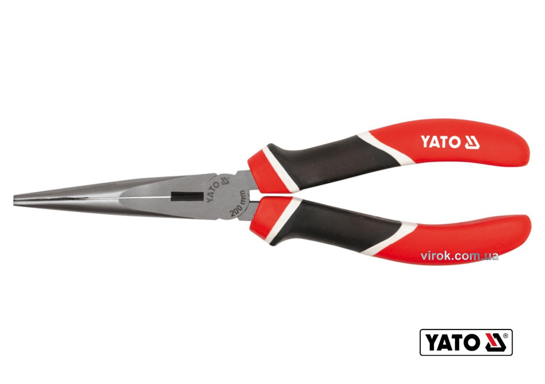YATO Щипці видовжені плоскі YATO : CrV, L= 200 мм  | YT-1944