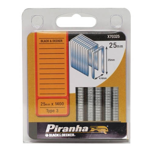 Скобы 25мм, 1400шт, тип3  X70325