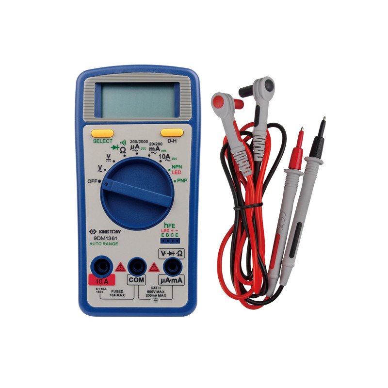 KING TONY Мультиметр цифровой, AC/DC. | 9DM1361