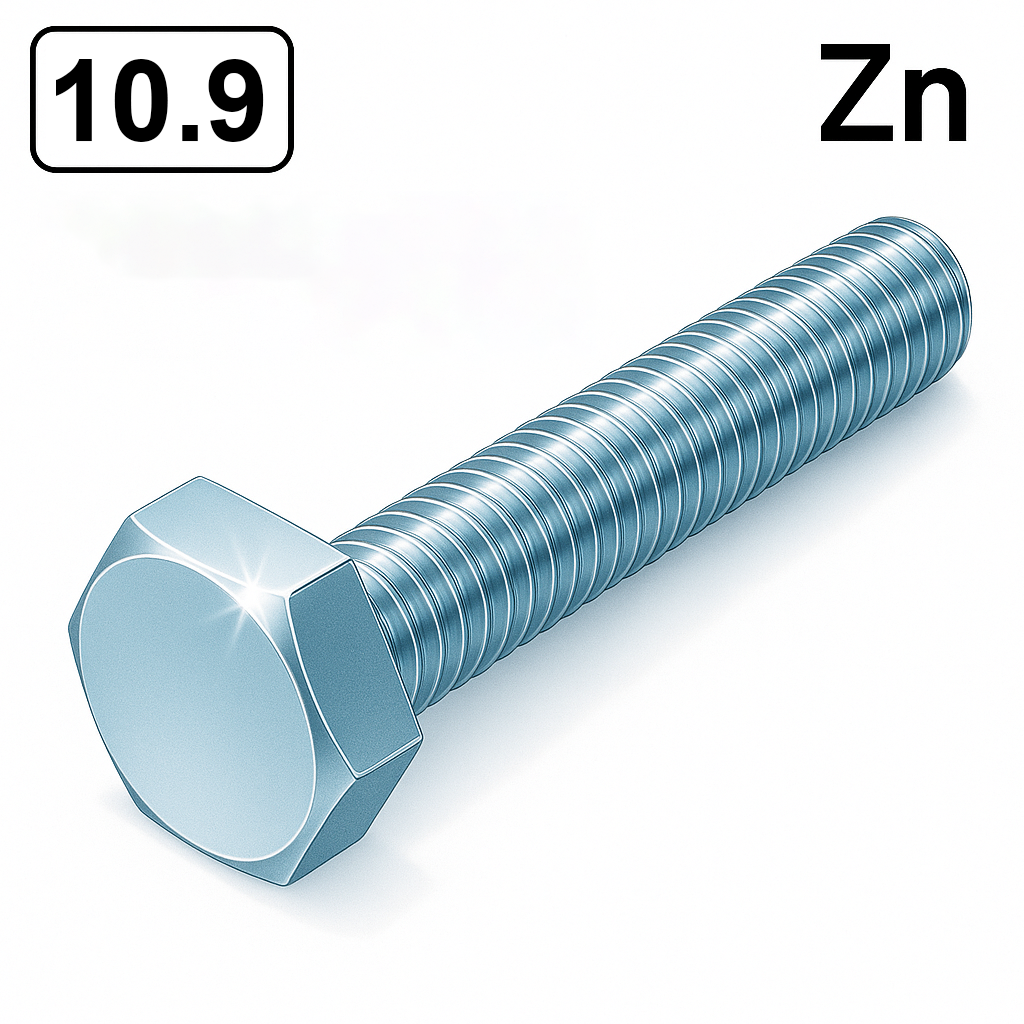Болт DIN 933 M30x130 10,9 цинк