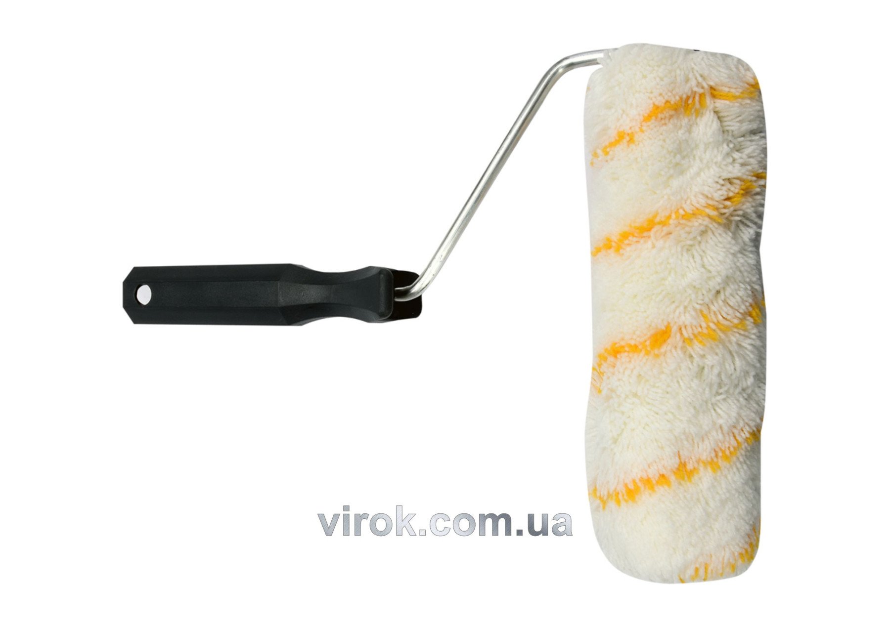 VOREL Валик в зборі поліамідовий : L= 10 см, тримач Ø= 6 мм  | 09334