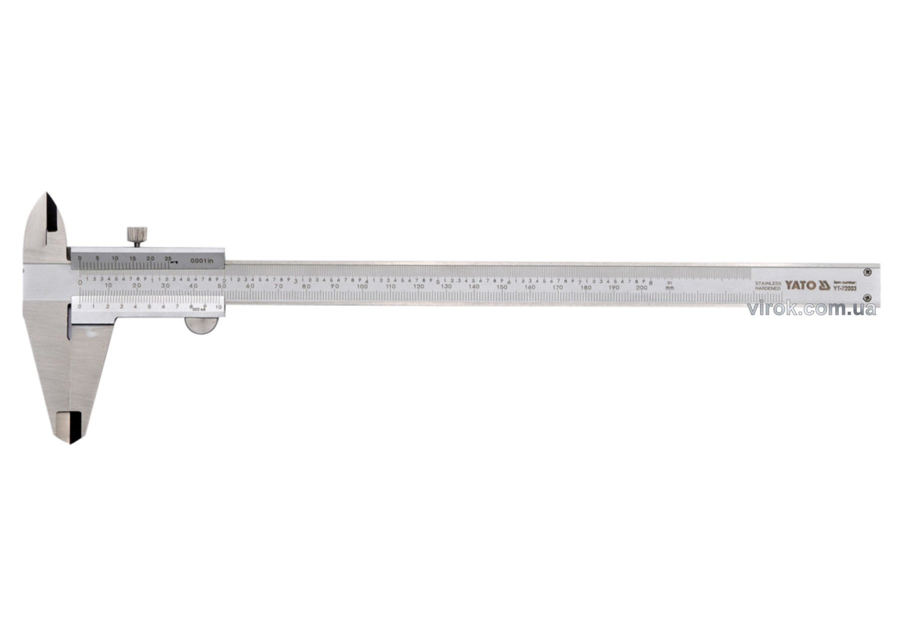 YATO Штангенциркуль YATO : L= 300 мм, точність ± 0,02 мм  | YT-72004
