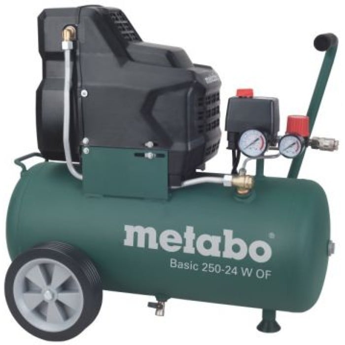 Компресор безмасляний Metabo Basic 250-24 W OF (1.5 кВт, 220 л/хв, 24 л) (601532000)