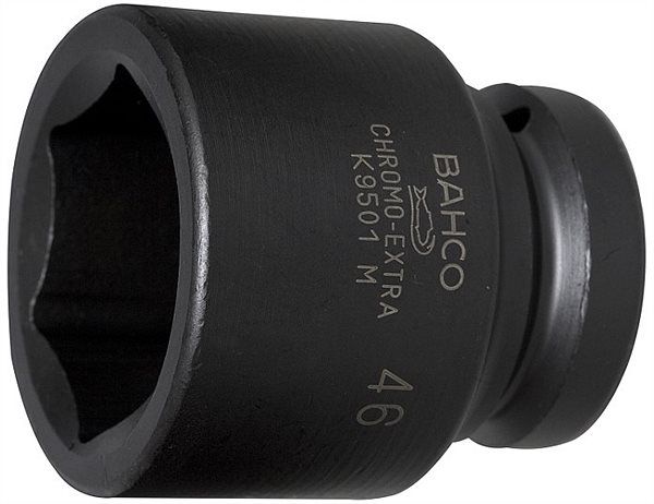 BAHCO K9501M-38 Головка торцевая для гайковертов 6-ти гранная 38 мм; квадрат1"; кованая; EXTRA V ста