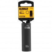 Головка торцева ударна "IMPACT" DeWALT, довга, 1/2" х 18 мм, шестигранна | DT7552