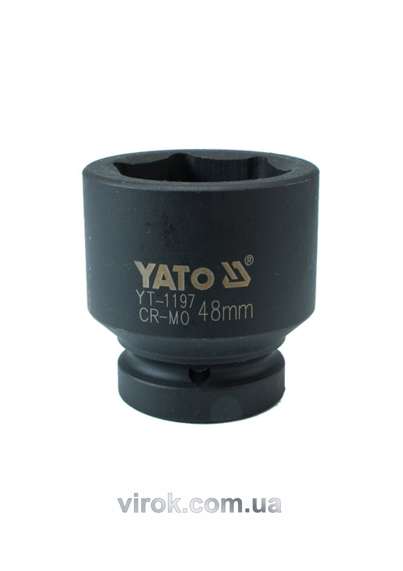 YATO Головка торцева ударна 6-гранна YATO : квадрат 1", М= 48 мм, L= 73 мм  | YT-1197