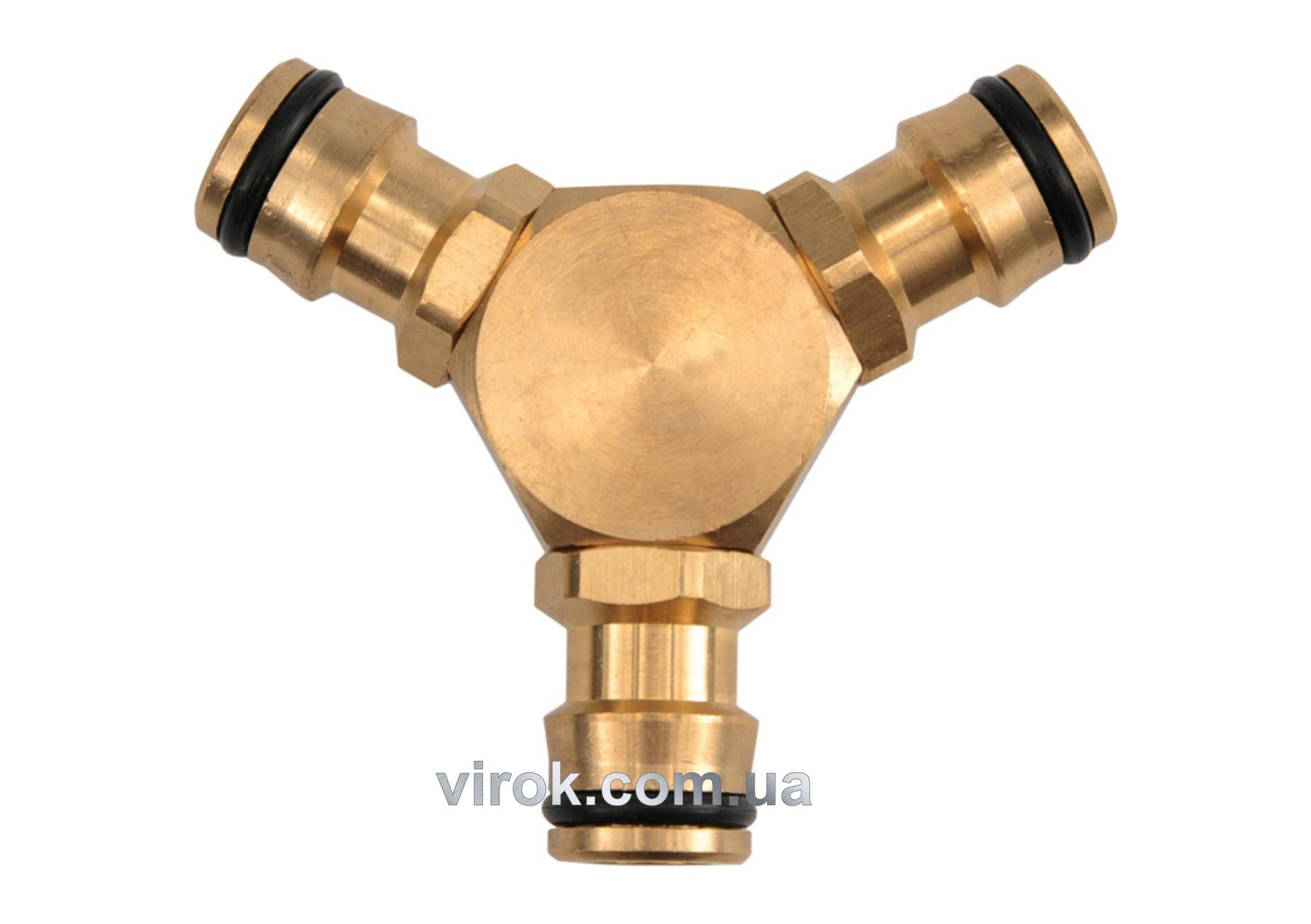 FLO Трійник - з'єднювач для шланга латунний 1/2" DW | 89112