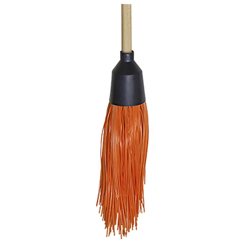 Мітла поліпропіленова потовщена, щільна набивка, дерев`яний держак Україна | 70-563